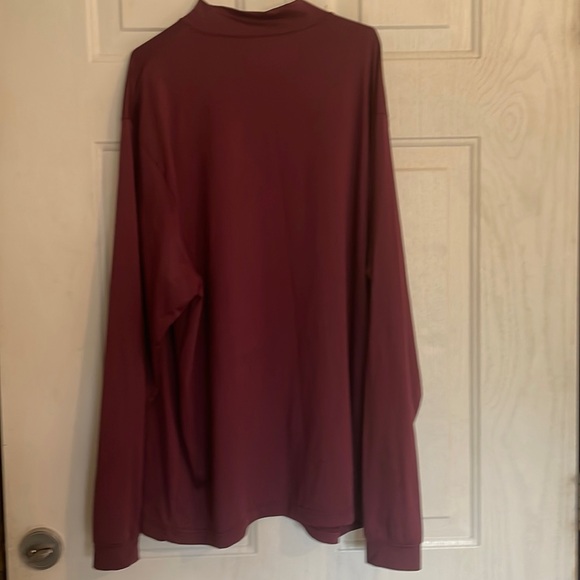 Roundtree & Yorke Men’s XL Performance Mock Turtleneck Shirt Stretch Material - Picture 2 of 4